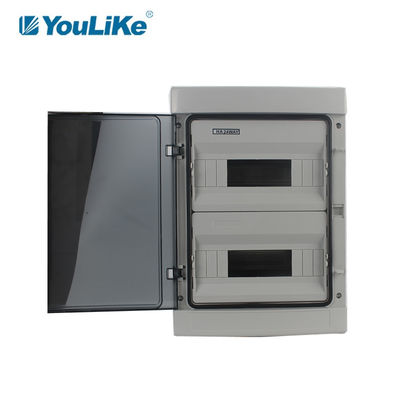 Caja de distribución impermeable eléctrica de poder de las maneras al aire libre del disyuntor 24 MCB
