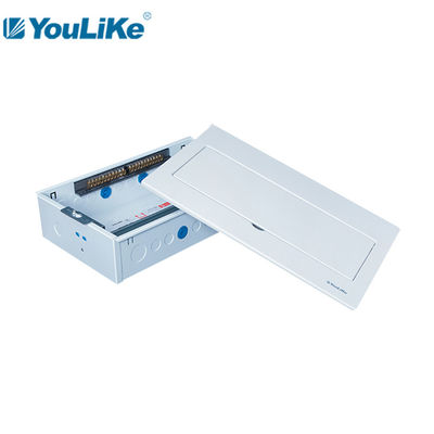 caja de distribución del metal de 80A 400V, montaje rasante nacional del tablero de distribución