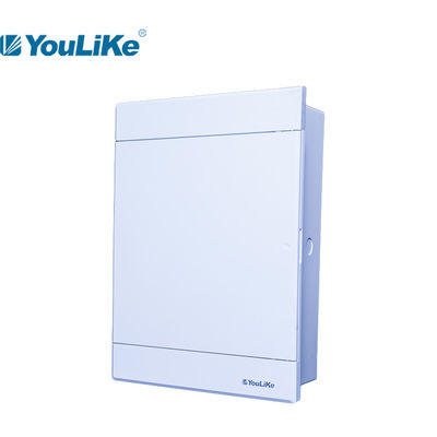 Puerta blanca plástica interior del tablero de distribución eléctrica de la caja de disyuntor de 30 maneras