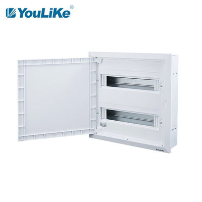 Caja de distribución rasante del soporte de la puerta blanca del ABS 32Way para MCB interior