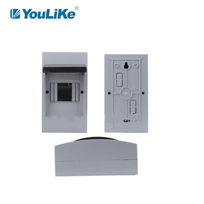Manera material de la caja 4 la monofásico IP40 MCB del ABS interior y uso al aire libre