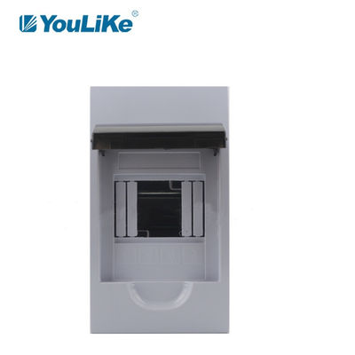 Manera material de la caja 4 la monofásico IP40 MCB del ABS interior y uso al aire libre