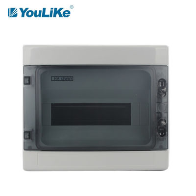 Caja de distribución impermeable y a prueba de polvo IP65 de 12 vías MCB BOX ABS PC Material